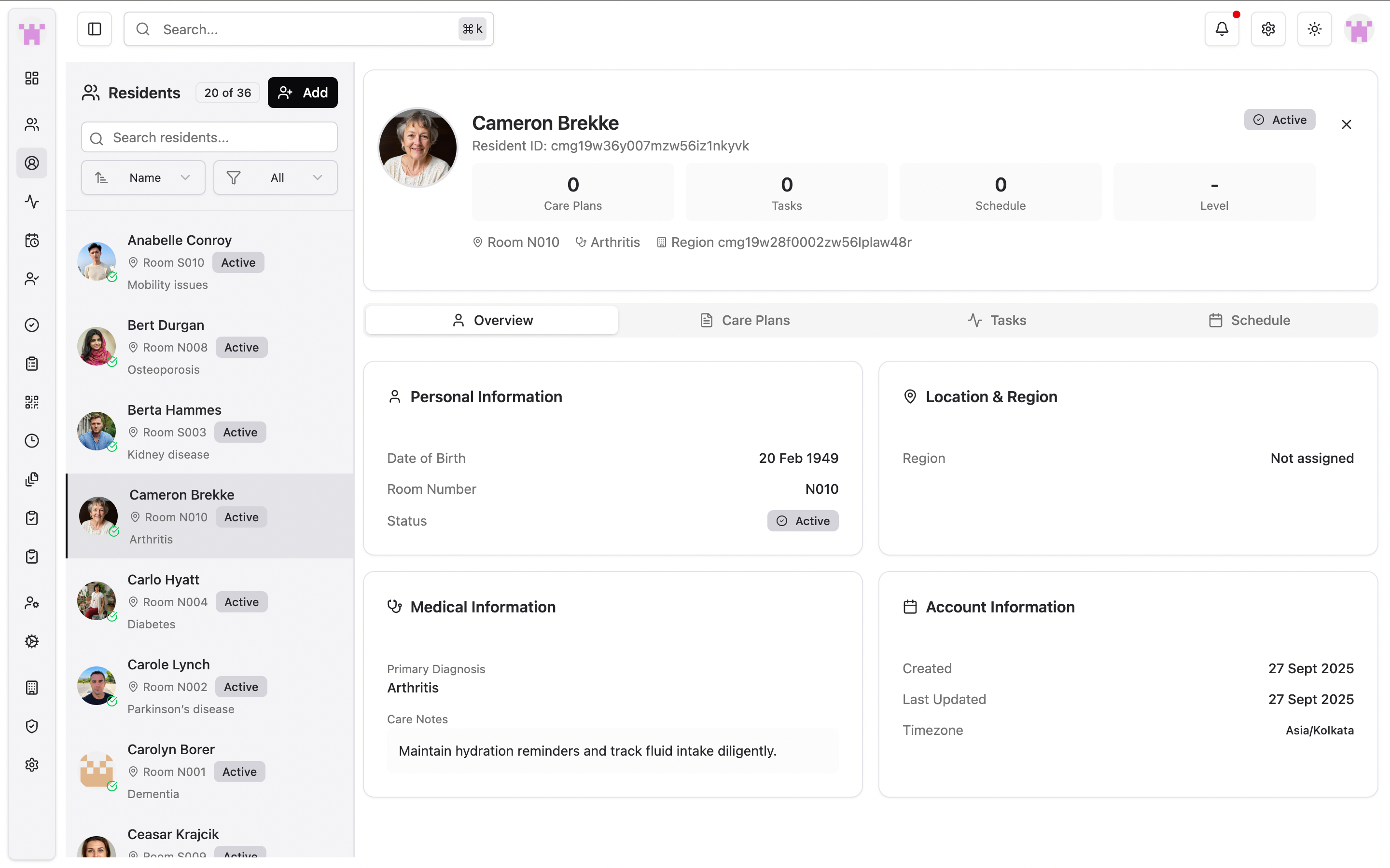 Resident Management Hub